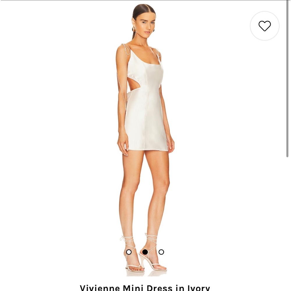 Anna October Vivienne ivory mini dress